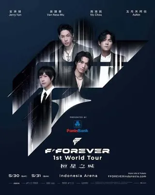 Konser Reuni F4 di Jakarta Sukses Besar, Bukti Mandopop Era Meteor Garden Masih Dicintai Penggemar Indonesia JAKARTA