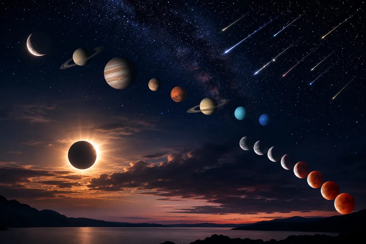 Fenomena Langit Agustus 2026: Terinspirasi BTS "Mikrokosmos", Inilah Jadwal Gerhana Matahari, Parade 6 Planet hingga Hujan Meteor Perseid